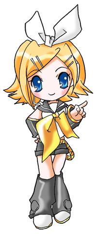 鏡音リン　イラスト